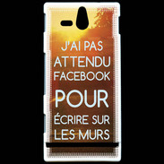 Coque Sony Xperia U J'ai pas attendu FB ZG