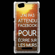 Coque Sony Xperia M J'ai pas attendu FB ZG