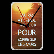 Grande pendule murale J'ai pas attendu FB ZG