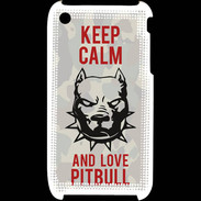 Coque iPhone 3G / 3GS Keep calm pitbull 1 ZG