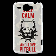 Coque HTC Wildfire G8 Keep calm pitbull 1 ZG