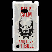 Coque Nokia Lumia 720 Keep calm pitbull 1 ZG