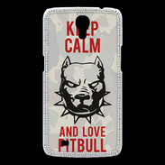 Coque Samsung Galaxy Mega Keep calm pitbull 1 ZG