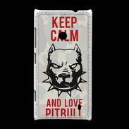Coque Nokia Lumia 520 Keep calm pitbull 1 ZG