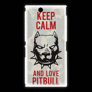 Coque Sony Xpéria Z Ultra Keep calm pitbull 1 ZG