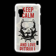 Coque LG L5 2 Keep calm pitbull 1 ZG