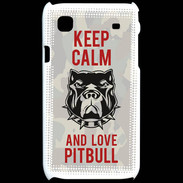 Coque Samsung Galaxy S Keep calm pitbull 2 ZG