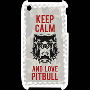 Coque iPhone 3G / 3GS Keep calm pitbull 2 ZG