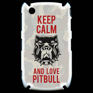 Coque Blackberry 8520 Keep calm pitbull 2 ZG