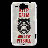 Coque HTC Wildfire G8 Keep calm pitbull 2 ZG