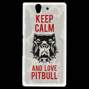 Coque Sony Xperia Z Keep calm pitbull 2 ZG