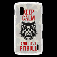 Coque LG Nexus 4 Keep calm pitbull 2 ZG