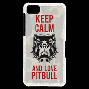 Coque Blackberry Z10 Keep calm pitbull 2 ZG