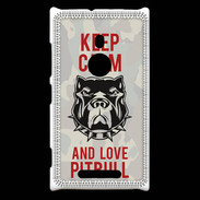 Coque Nokia Lumia 925 Keep calm pitbull 2 ZG