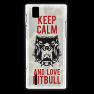 Coque Huawei Ascend P2 Keep calm pitbull 2 ZG