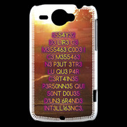 Coque HTC Wildfire G8 Message codé ZG