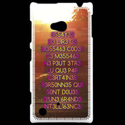 Coque Nokia Lumia 720 Message codé ZG