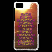 Coque Blackberry Z10 Message codé ZG