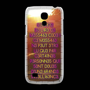 Coque Samsung Galaxy S4mini Message codé ZG