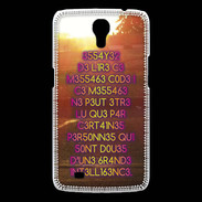 Coque Samsung Galaxy Mega Message codé ZG