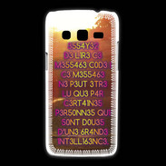 Coque Samsung Galaxy Express2 Message codé ZG