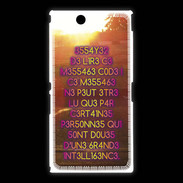 Coque Sony Xpéria Z Ultra Message codé ZG