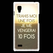 Coque LG Optimus L9 Trahis moi ZG