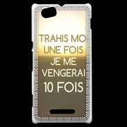 Coque Sony Xperia M Trahis moi ZG