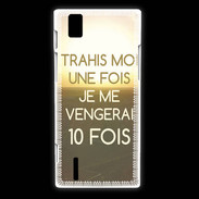Coque Huawei Ascend P2 Trahis moi ZG