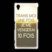 Coque Sony Xpéria Z1 Trahis moi ZG