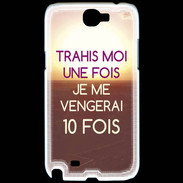 Coque Samsung Galaxy Note 2 Trahis moi 2 ZG