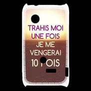 Coque Sony Xperia Typo Trahis moi 2 ZG