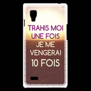 Coque LG Optimus L9 Trahis moi 2 ZG