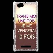 Coque Sony Xperia M Trahis moi 2 ZG