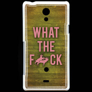 Coque Sony Xperia T What the fuck ZG