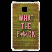 Coque LG Optimus L3 II What the fuck ZG