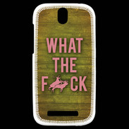 Coque HTC One SV What the fuck ZG