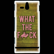 Coque Sony Xperia U What the fuck ZG