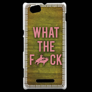 Coque Sony Xperia M What the fuck ZG
