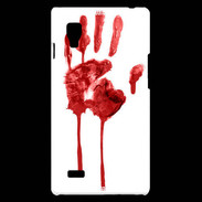 Coque LG Optimus L9 Trace de sang