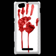 Coque Sony Xperia M Trace de sang