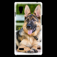 Coque LG Optimus L9 Portrait d'un berger allemand adulte