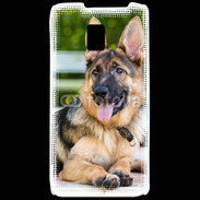 Coque LG P990 Portrait d'un berger allemand adulte