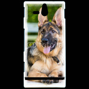 Coque Sony Xperia U Portrait d'un berger allemand adulte