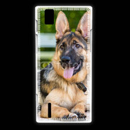 Coque Huawei Ascend P2 Portrait d'un berger allemand adulte