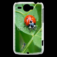 Coque HTC Wildfire G8 Coccinelle sur une feuille