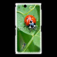Coque Sony Xpéria Z Ultra Coccinelle sur une feuille