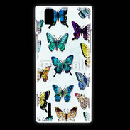 Coque Huawei Ascend P2 Folie de papillons 25
