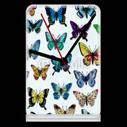 Pendule de bureau Folie de papillons 25