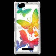 Coque Sony Xperia M Illustration de papillons en couleur